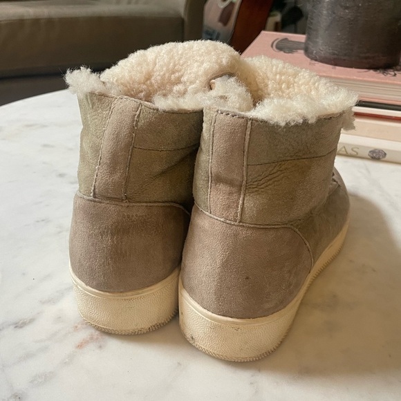 Vince Camuto Sherpa High Top Bootie Sneaker - Picture 3 of 9